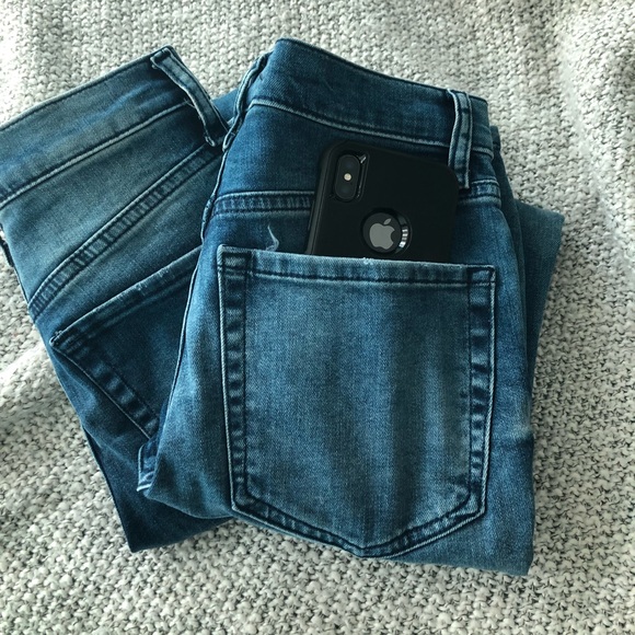 Free people Turquoise jeans - Picture 2 of 6